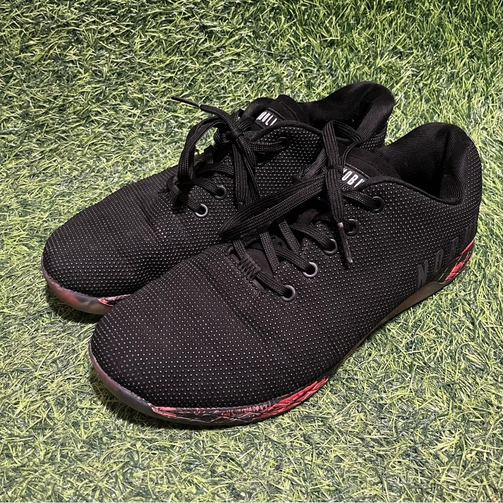 Nobull Outwork Sneakers Shoes GymCross Training CrossFit Black Spill Mens 10.5